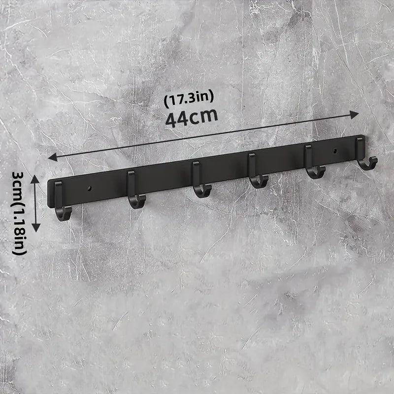 Space Aluminum Hook For Kitchen And Bathroom