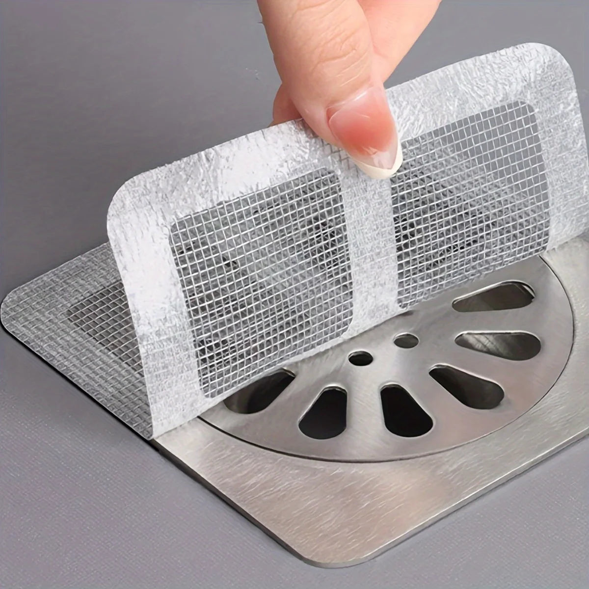 20Pcs Disposable Mesh Shower Drain Covers