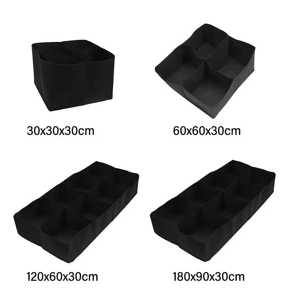Large Garden Planting Bag Felt Multi-grid Planting Bag Vegetable Planting Pot Plant Flower Planting Pot Plant Nutrition Bag