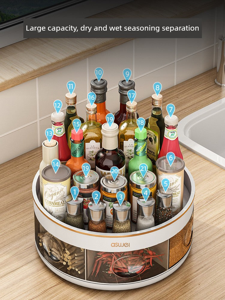 Table Top Seasoning Rotating Rack