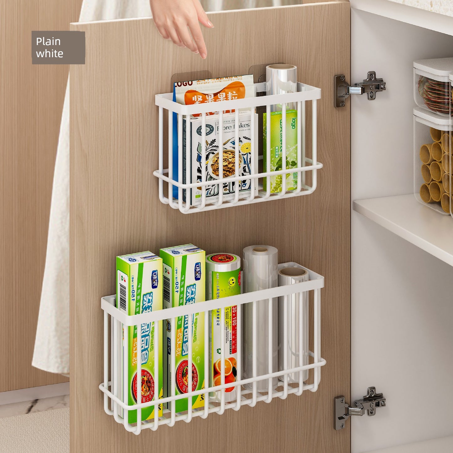 Cabinet Door Punch-Free Storage Box