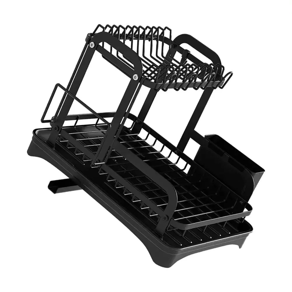 2 Tier Dish Organizer Drainboard